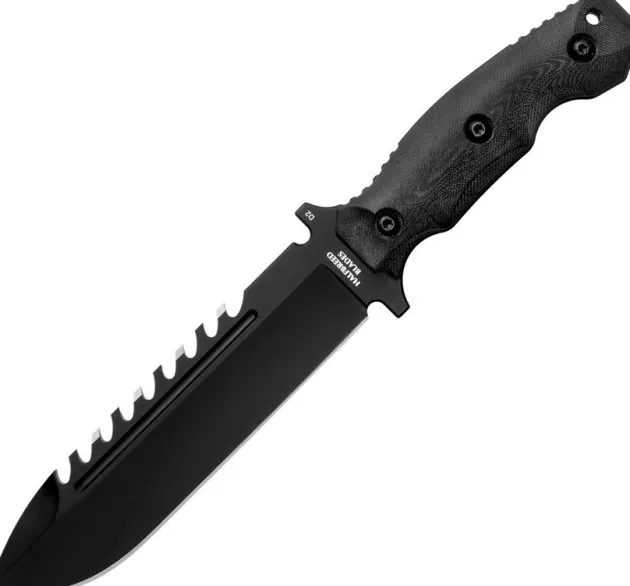 HBBLSK01 - HALFBREED BLADES Large Survival Knife NOIR