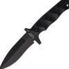 HBBMCK01 - HALFBREED BLADES Medium Clearance Knife NOIR