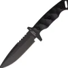 HBBMIK03G2BLKK3 - HALFBREED BLADES Medium Infantry Knife NOIR