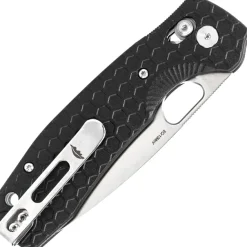 HB6001 - Honey Badger Cross-Bolt Large drop point black FRN