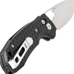 HB6001 - Honey Badger Cross-Bolt Large drop point black FRN