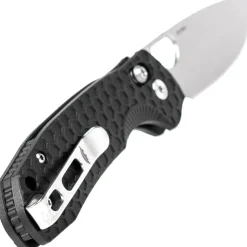 HB6011 - Honey Badger Cross-Bolt Small drop point Black FRN