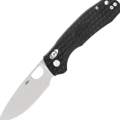 HB6011 - Honey Badger Cross-Bolt Small drop point Black FRN
