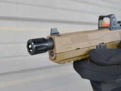 10147-01 - HBindustries Micro Comp + Thread Protector Black 10MM 9/16-24