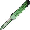 Heretic Knives Manticore S S/E Cel Shading Toxic Green Grenade Grip