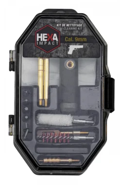 HEX100 - HEXA IMPACT 9MM-38SP-357MAG Kit de nettoyage pour armes