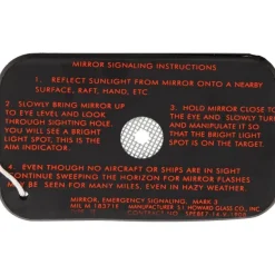HGM34 - S.I. HOWARD GLASS Miroir de Signalisation 7,5 x 12,5 cm