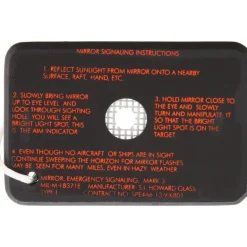 HGM33 - S.I. HOWARD GLASS Miroir de Signalisation en Verre 5 x 7,5 cm