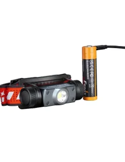 HM62T B - FENIX Frontale légère en magnésium de Trail - 1200lm Rechargeable 18650 3400mAh