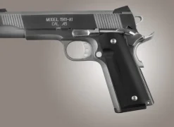 HOG45169 - Hogue 1911 Govt. Model Solid Black G10