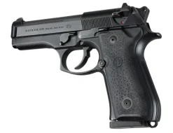 92010 - Hogue Plaquettes pour Beretta 92/96 series Rubber Grip Panels Black