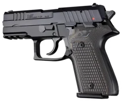 93127 - Hogue plaquettes Rex Zero 1 Compact Piranha G10 G-Mascus Black/Grey
