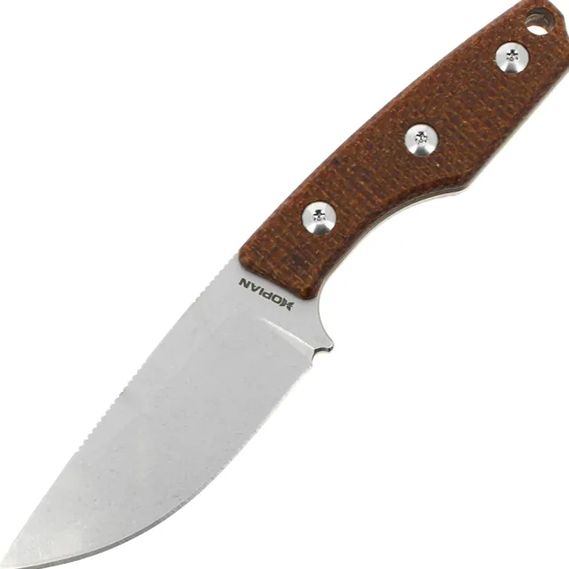 HOPIAN - Morrow Torpen Design Stonewash 14C28N Brown Micarta