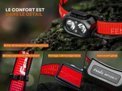 HP12R-TBLK - FENIX HP12R-T Frontale USB-C 1300lm 18650 4000mAh CW + NW + Red Light NOIR