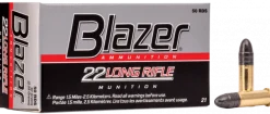 HUB62100142X50 CCI Cartouches cal 22lr BLAZER 40 GR PAR 50