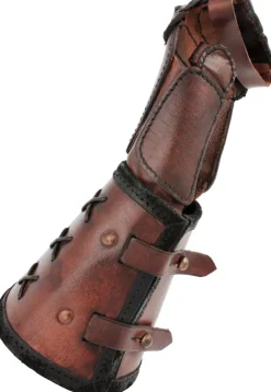 IF-10140551 - LARP EPIC ARMORY Gant de protection en cuir, main gauche NOIR
