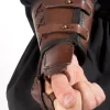IF-10140351 - LARP EPIC ARMORY Gants de protection en cuir marron, main droite