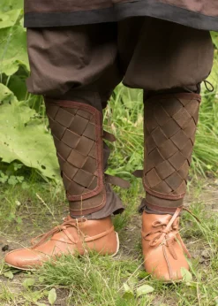 IF-10104650 - LARP EPIC ARMORY Paire de Jambières Viking, marron
