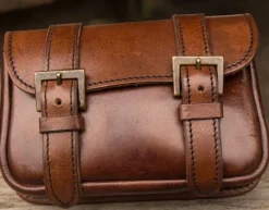 IF-101663 - LARP EPIC ARMORY Sac en cuir Warrior, medium, Marron