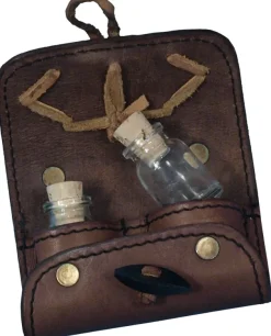 IF-101611 - LARP Etui à Potions / Toolroll Cuir Marron