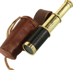 IF-201835 - LARP Longue-Vue Laiton avec Etui Cuir