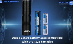 JETBC20TAC - JETBeam BC20 TAC Flashlight 18650