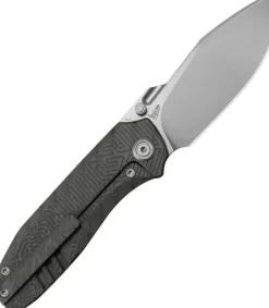 KBKnives Agera beadblast M390 Titanium Maze Pattern