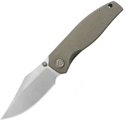 KB Knives Classico Framelock Bronze Titanium M390 Belt Satin