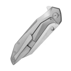 KB Knives Nova Reverse Tanto Framelock Belt Satin M390