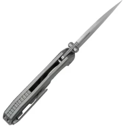 KBKnives Sear Belt Satin S90V Gray Titanium Micro Milling