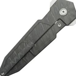 KBKnives Urban Dagger Double edge Satin & beadblast m390 Flame Ano Titanium