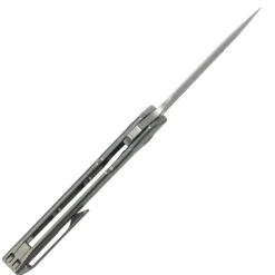 KBKnives Urban Dagger Double edge Satin & beadblast m390 Gray Titanium