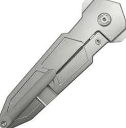 KBKnives Urban Dagger Double edge Satin & beadblast m390 Gray Titanium