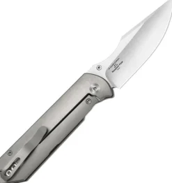 KI4784A2 - Kizer Harpoon FolderElmax Titanium & Norplex UltreX Micarta