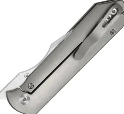KI4784A2 - Kizer Harpoon FolderElmax Titanium & Norplex UltreX Micarta