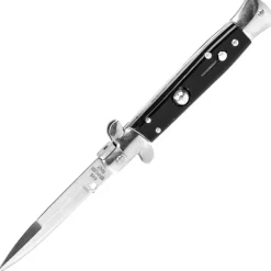 K++350416 - KH Security Couteau Automatique Type Stiletto NOIR