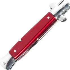 K++350429 - KH SECURITY Couteau Automatique Type Stiletto ROUGE