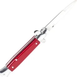 K++350429 - KH SECURITY Couteau Automatique Type Stiletto ROUGE
