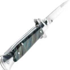 K++350418 - KH Security Couteau Automatique Type Stiletto VERT
