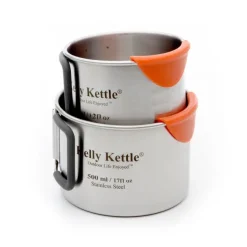 KK50040 - KELLY KETTLE Set x2 Quarts Inox 350 et 500mL