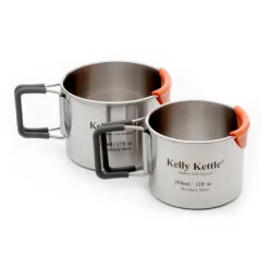 KK50040 - KELLY KETTLE Set x2 Quarts Inox 350 et 500mL