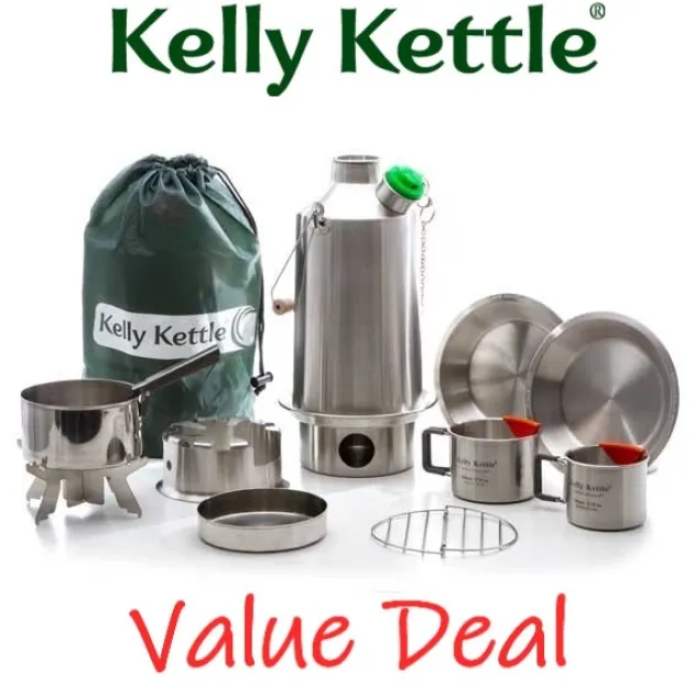 KKULT-BASE - Kelly Kettle Ultimate Base Camp Kit 1,6 l Inox
