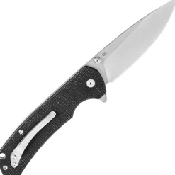 Klaken Knives Stone Fang D2 Black Micarta