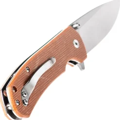 Klaken Knives Stone Fang D2 Brown Micarta