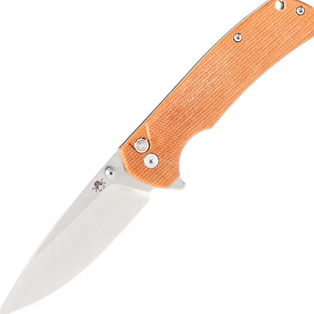 Klaken Knives Stone Fang D2 Brown Micarta