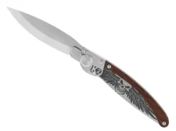 K2.03M COUTEAU K2® BOIS DE VIOLETTE DECOR AILES DE LA MORT