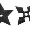 KN411PP - PIRANHA Lot de 4 étoiles de lancer Polypropylène