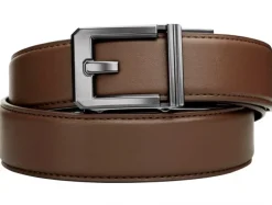 563-114 - KORE ESSENTIALS Armortek X3 Ceinture Cuir Marron leather brown trouser belt