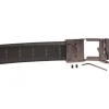 563-039 - KORE ESSENTIALS X3 Ceinture Cuir Marron leather brown trouser belt