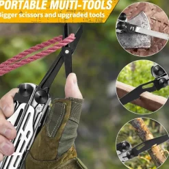 KT2045B - Bibury KT2045B Pro Multitool Pliers Black